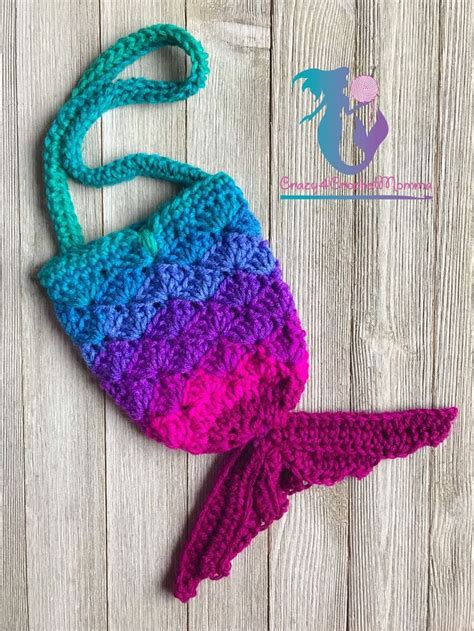 Crochet Mermaid Purse Pattern Bolsitas A Crochet Patrones Bolsos De