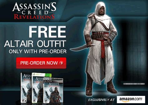 Assassins Creed Revelations Altair Outfit Game Preorders