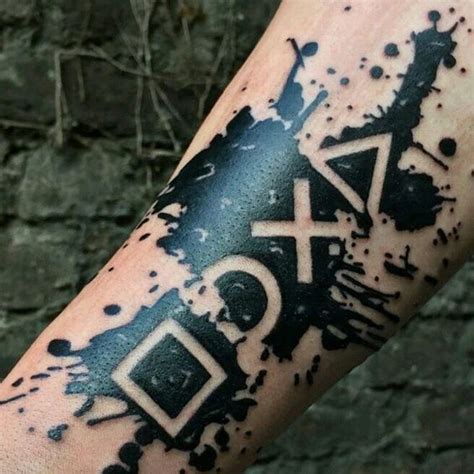 Playstation Tattoo Not Going To Lie I Want One Gaming Tattoo