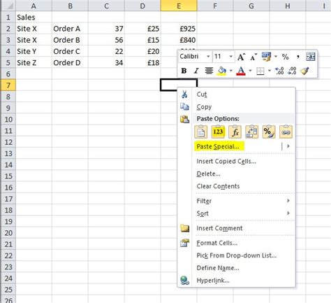 Excel Tips Type Of Copy And Paste 코리언리더