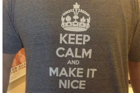 Humm And Guidara Buy Keep Calm Shirts For Emp Staff Eater Ny