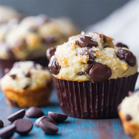Chocolate Chip Muffins Fluffy Moist And Just Sweet Enough Baking A Moment