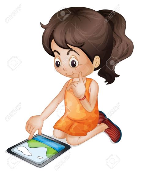 Girl With Ipad Clipart 20 Free Cliparts Download Images On Clipground