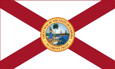 Florida 3 X 5 Indoor Flag Vision Wear International