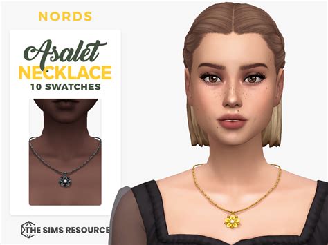 Asalet A Sims 4 Cc Necklace