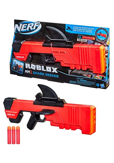 Roblox Nerf Mm2 Shark Seeker Dart Blaster Toy