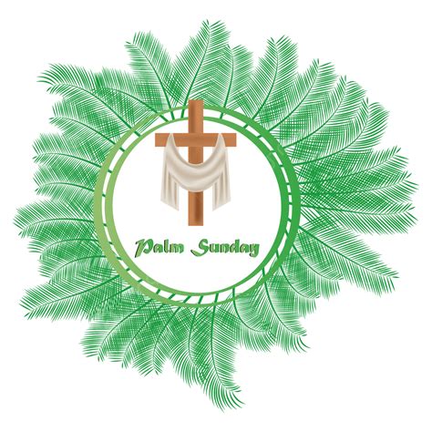 Palm Sunday Vector Png Images Simple Palm Sunday Vector Design Png