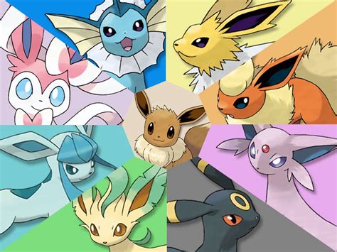 48 Pokemon Eevee Evolutions Wallpaper