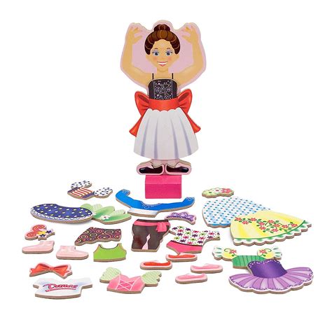 Maybe you would like to learn more about one of these? Amazon.com: Melissa & Doug Deluxe 27-Piece Nina Ballerina ...