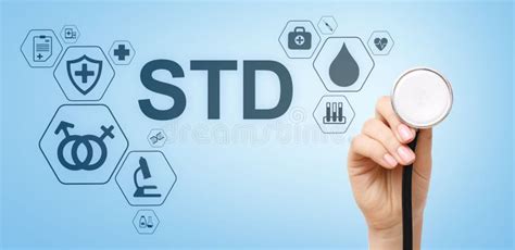 Std Test Sexsual Transmitted Diseases Diagnosis Medical And Healthcare Concept Stock Image