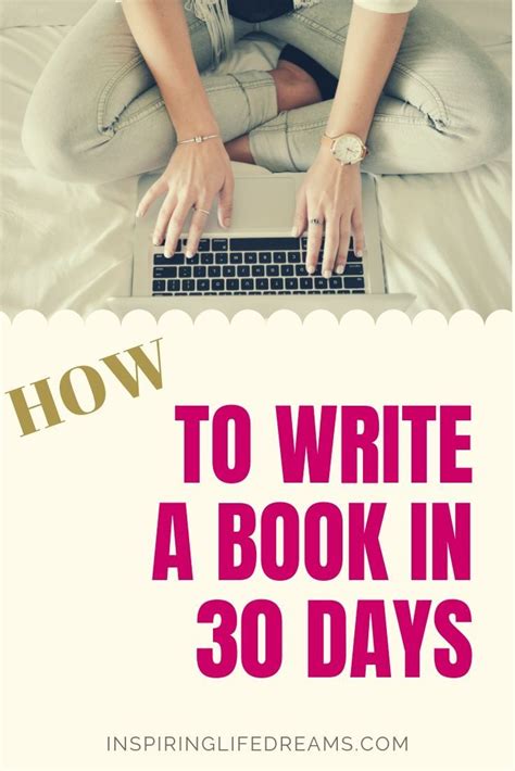How To Write A Nonfiction Book In 30 Days How To Write A Book In 30
