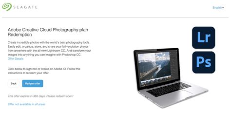 Free Adobe Creative Cloud Photography 1m Plan Photoshop Lightroom