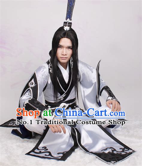 asia fashion top chinese taoist cosplay wu xia chivalry costumes