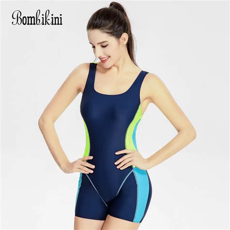 Buy Bodysuits New Sports Athletic Swimwear One Piece