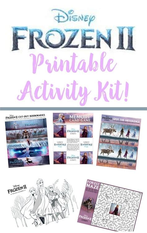 Frozen 2 Printable Activity Kit Activity Kits Printable Activities