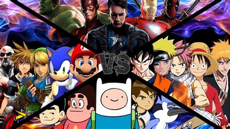 Cartoons Vs Comics Vs Videojuegos Vs Anime Dlrh T2 Mid Season Finale