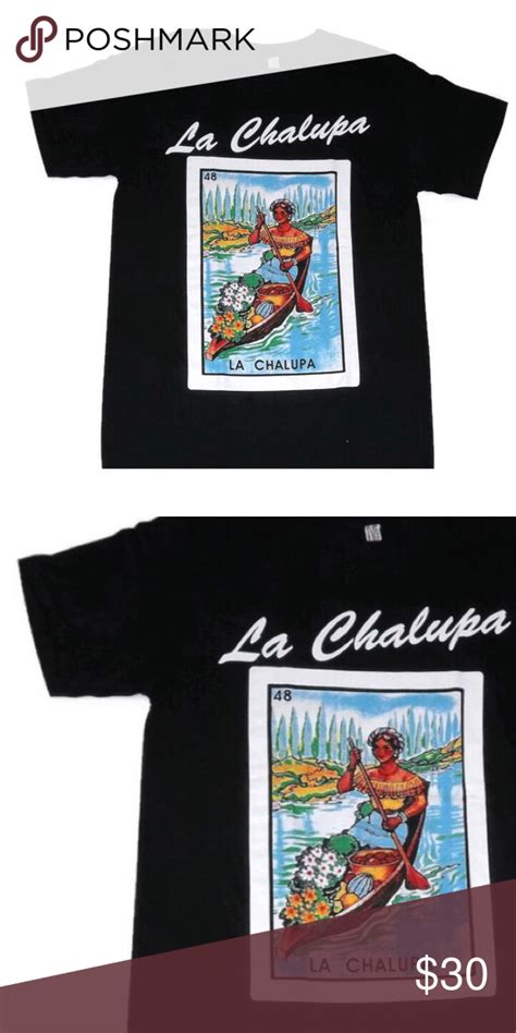 Ver más ideas sobre cartas de loteria mexicana, lotería mexicana, cartas de loteria. 🆕 Mexican Loteria Black T-Shirt "La Chalupa" Beautiful black t shirt with a loteria card on the ...