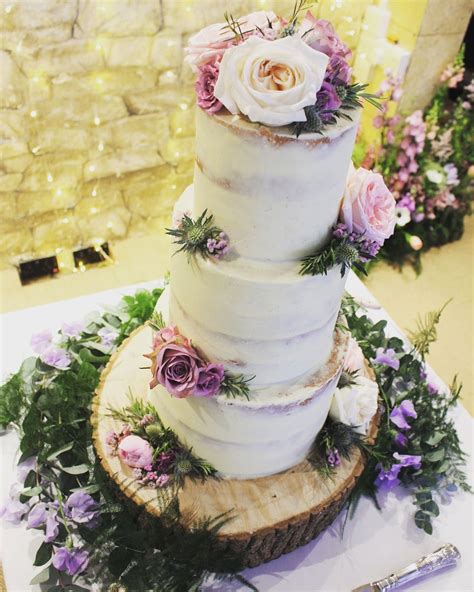 Semi Naked Cake With Fresh Flowers Fresh Flower Cake Fresh Flowers