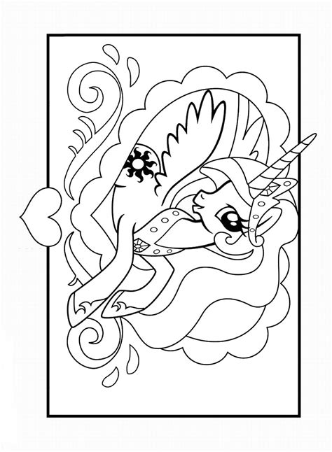 Also look at our large collection of click on the free my little pony colour page you would like to print, if you print them all you can make your own my little pony coloring book! My Little Pony Coloring Pages