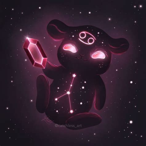 I Draw 12 Cute Glowing Monsters As Zodiac Signs Anime