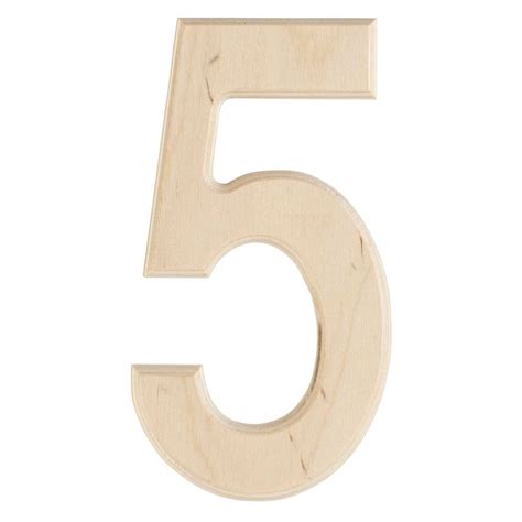 This Wood Number Is Great For Making Wall Décor And Craft Projects