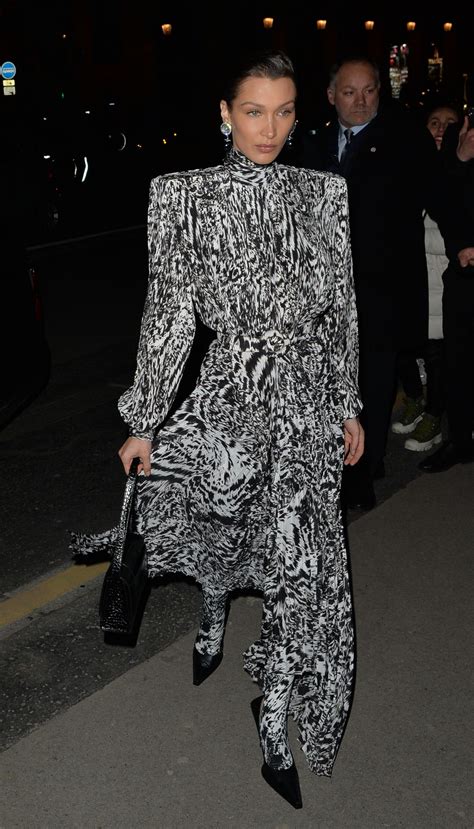 BELLA HADID Arrives at Harper’s Bazaar Gala in Paris 02/26/2020