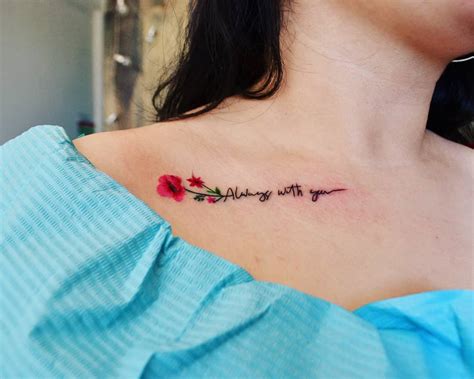 30 Ideas De Tatuajes En Clavícula Para Mujeres