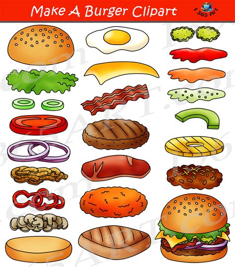 Build A Burger Free Printable Printable Templates