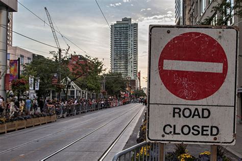 Road Closures in Toronto: July 10-12