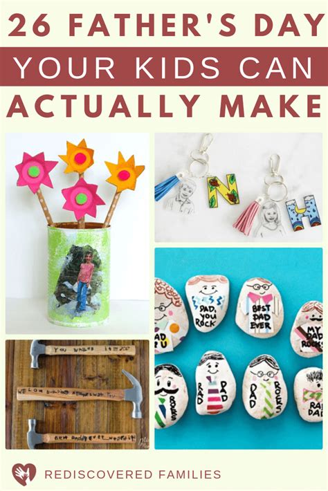 26 Surprisingly Easy Fathers Day Crafts For Kids To Make