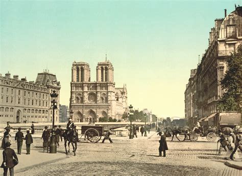 Balade Dans Paris Vers 1900 En Couleurs Lœil Sensible