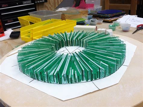 Vitrium Sculpture In Process Kessler Craftsman Kiln Glass Fusing Projects Glass