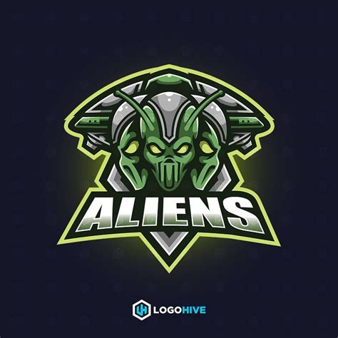 Aliens Premade Logo Design Premade Logo Mascot Logos