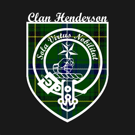 Clan Henderson Surname Last Name Tartan Crest Badge Henderson Long