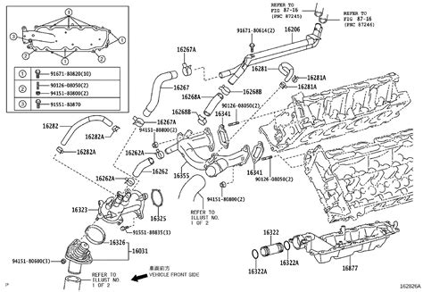 Lexus Ls 460 Radiator Coolant Hose 1657138060 Bell Lexus North