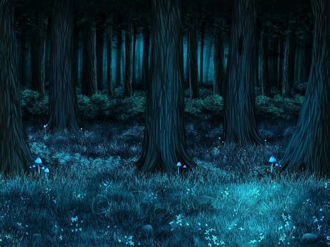 Artstation Dark Forest Background Bandarai Art Dark Jungle Anime Hd