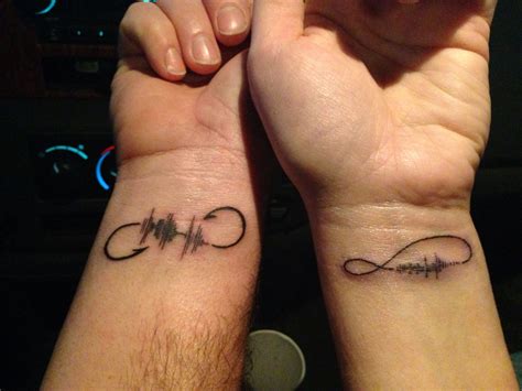 Couples Tattoo We Recorded Messages To Each Other And Then Used The