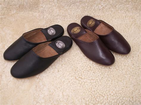 Mens Leather Mule Slipper Radford Leather Fashions Quality Leather
