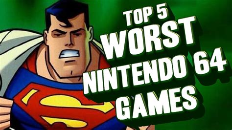 Top 5 Worst Nintendo 64 Games Of All Time Youtube