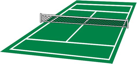Tennis Court Outline Clipart Best