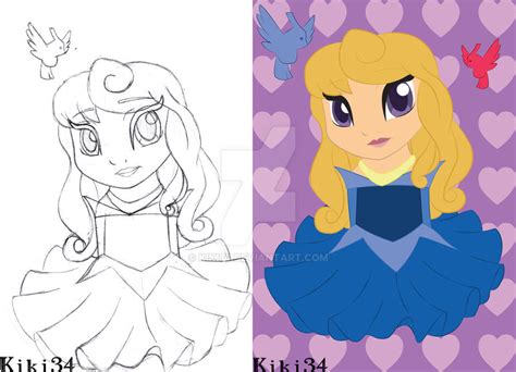 Young Disney Princesses Aurora Compare By Kiki34 On Deviantart