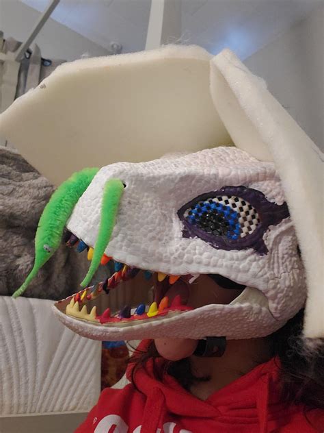 How To Make A Furry Dinosaur Mask Bmp Vip