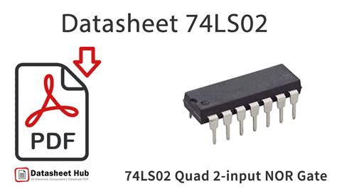 74ls02 Nor Gate Ic Pinout Features Example And Datasheet