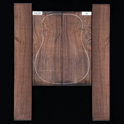 Wild Grain East Indian Rosewood Back Side Set 205 Stewmac