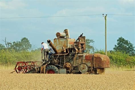 Claas Sf Old Farm Equipment Combine Harvester Farm Machinery