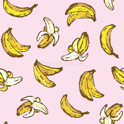 Cute Banana Wallpaper Vector File Stock Vector Illustration Of