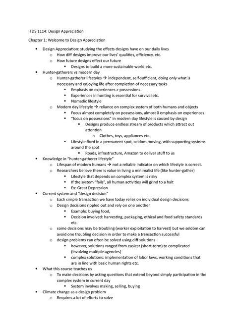 Design Appreciation Vt Answers - Design Talk