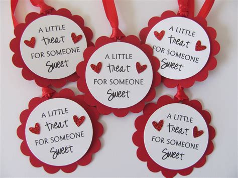Valentines Day Tags A Little Treat For Someone Sweet Tag Valentines Day Favor Tags V In 2020