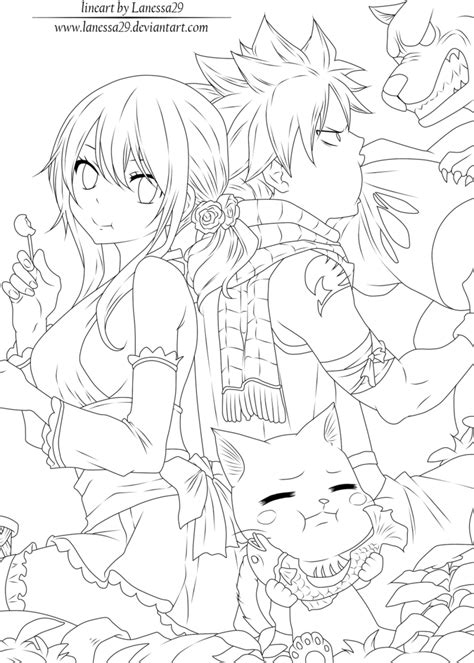 Tons of awesome fairy tail wallpapers hd to download for free. Fairy Tail : Eating Together lineart by Lanessa29 on ...