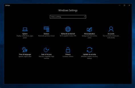 A Closer Look The New Settings App In Windows 10 Anniversary Update